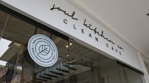 The signage. at Clean Cafe in Davao City