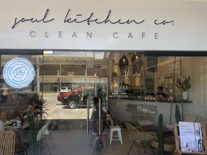 outside at Clean Cafe in Davao City