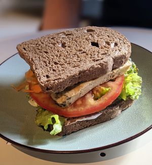 Tofu Sandwich at Casa Verde in Tenerife
