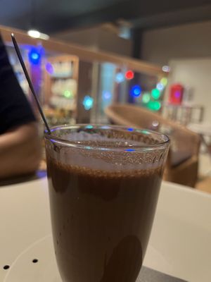 Schoko-Bananenshake  at Casa Verde in Tenerife