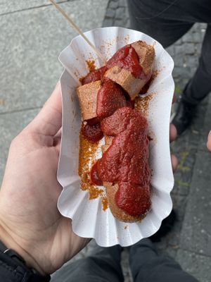 Currywurst  at Curry 36 - Hauptbahnhof in Berlin