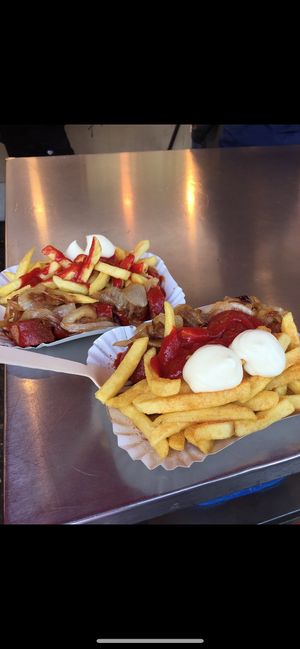 Vegan Currywurst  at Curry 36 - Hauptbahnhof in Berlin