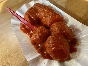 currywurst at Curry 36 - Hauptbahnhof in Berlin