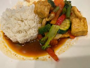 Crispy Tofu with veg at Asia Joji in Dusseldorf