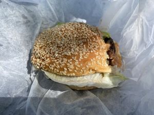 Vegan Burger at Pretty Good Advice - Soquel in Soquel