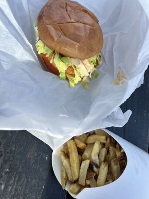 Spicy chicken  #Veganuary at Pretty Good Advice - Soquel in Soquel