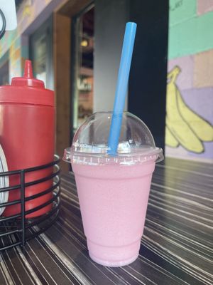 Watermelon Jolly Rancher Vegan Shake  at Baby's in Indianapolis