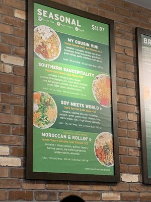 Vegan option   at SEA - Evergreens in Seattle