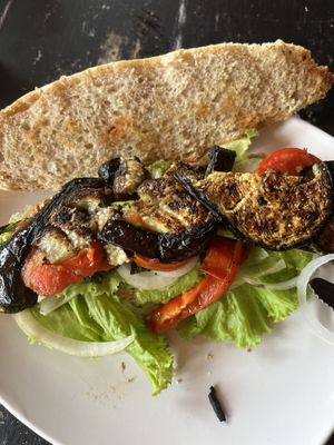 Grilled veggie sandwich  at Zest Bakery & Coffee House in Koh Tao