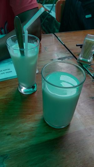 Soya milk + iced yogurt at D'Gemma in Ho Chi Minh City