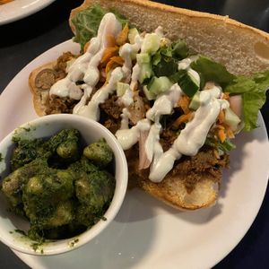 Banh mi, pesto gnocchi at The Grit in Athens