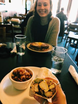 The hallowed tofu wrap at The Grit in Athens