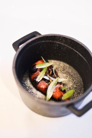 pear/elderberry/green pepper at White Rabbit - Biały Królik in Gdynia