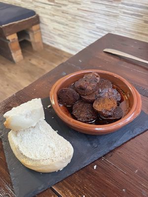 Vegan Chorizo at A Raices in Gran Canaria