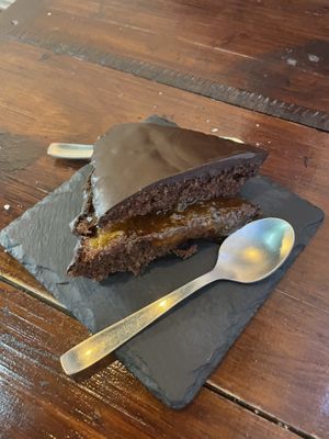 Sacher Cake at A Raices in Gran Canaria
