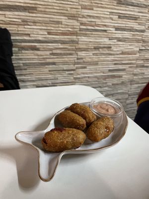 Croquetas  at A Raices in Gran Canaria
