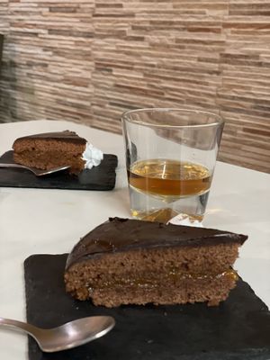 Sacher cake  at A Raices in Gran Canaria