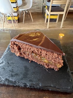 Tarta de chocolate  at A Raices in Gran Canaria
