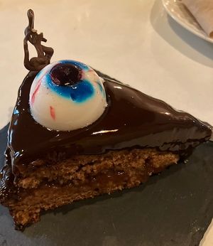 Sacher Cake - Halloween Style   at A Raices in Gran Canaria