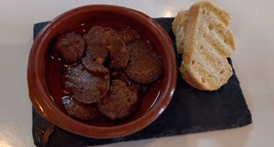 Chorizo at A Raices in Gran Canaria
