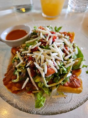 Enchiladas de Jackfruit (dish of the weekend) at A Raices in Gran Canaria