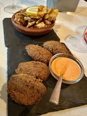 Falafel - so good!  at A Raices in Gran Canaria