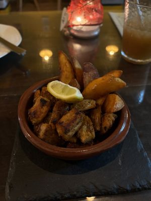 Tapas of the Day (Seitan 10/10)  at A Raices in Gran Canaria