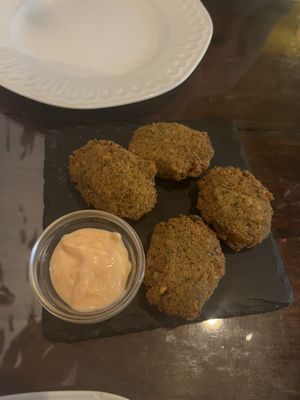 Very tasty falafels   at A Raices in Gran Canaria