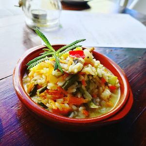 Arroz del Caribe con Coco Caribbean rice with coconut at A Raices in Gran Canaria