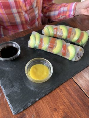 Rice wraps at A Raices in Gran Canaria