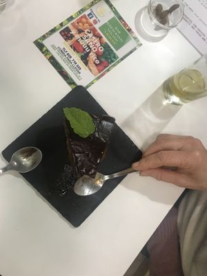 Viennese Sachertort at A Raices in Gran Canaria