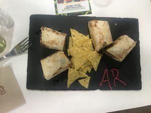 Enróllate con una salsa (lovely name, eh?) at A Raices in Gran Canaria