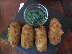 Croquettes  at A Raices in Gran Canaria