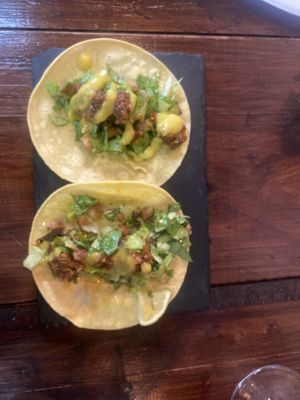 Amazing tacos  at A Raices in Gran Canaria