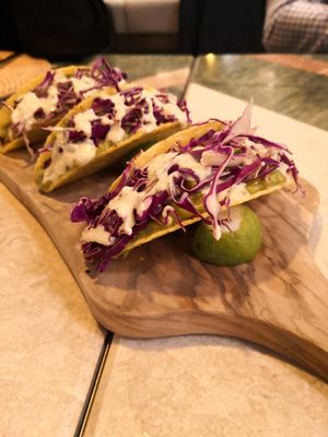 Jackfruit tacos at Wabi Sabi in Riyadh