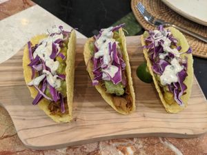 Jackfruit Tacos at Wabi Sabi in Riyadh
