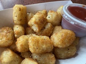 Tots  at Brew Coffee and Beer House in Santa Rosa