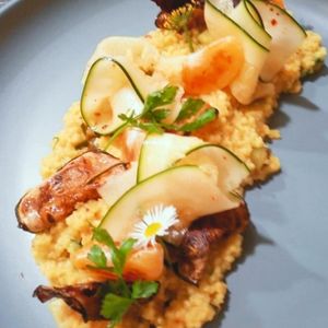 Vegan Couscous at Poptail in Stein Am Rhein