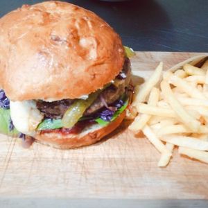 Vegan Burger Special at Poptail in Stein Am Rhein