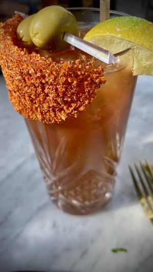 Delicious bloody Mary  at Tacos Tu Madre - Los Feliz in Los Angeles