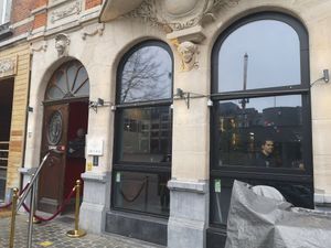 Outside at Nirvana Kitchen in Leuven