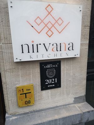 Outside at Nirvana Kitchen in Leuven