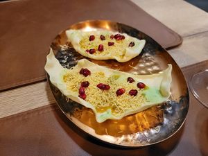 Pre-appetizer at Nirvana Kitchen in Leuven