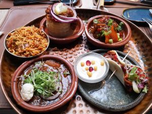 Vegan tali at Nirvana Kitchen in Leuven