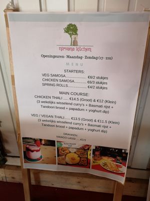 Inside at Nirvana Kitchen in Leuven