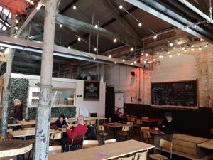 Inside at Nirvana Kitchen in Leuven