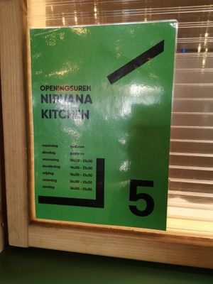Inside at Nirvana Kitchen in Leuven