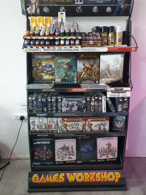 Warhammer stock at Sliced n Diced in Birmingham