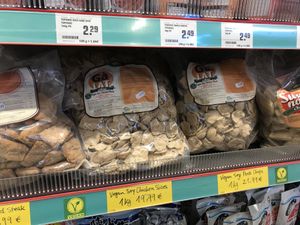 Soy „meat" at Tains in Dusseldorf