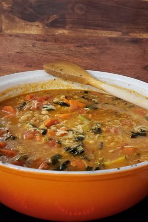 Organic Vegan Pasta Fajioli at Provisions Natural Foods Market in Sag Harbor